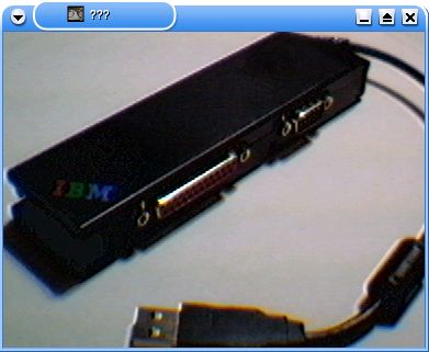 xawtv でキャプチャした USB シリアル・パラレル変換アダプター